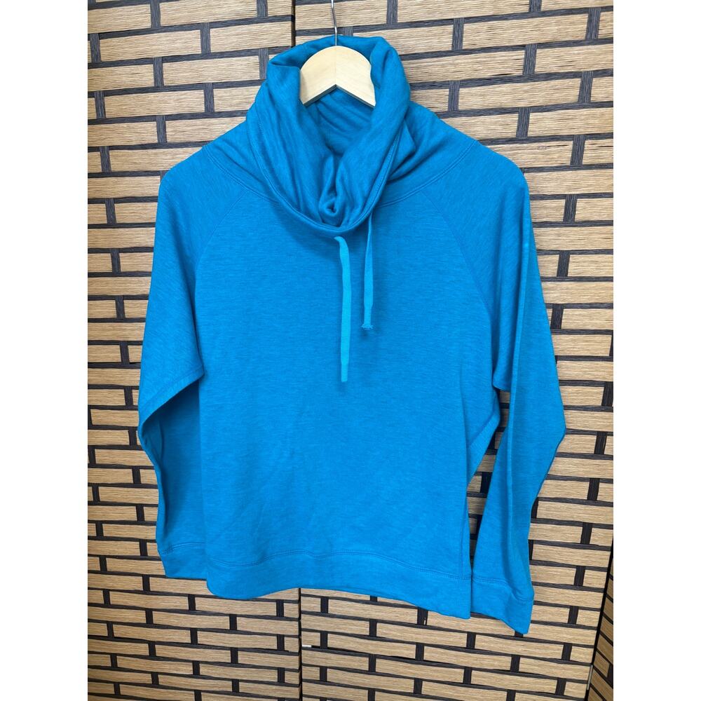 Nike Blue Cowl Neck Sweatshirt Size XS